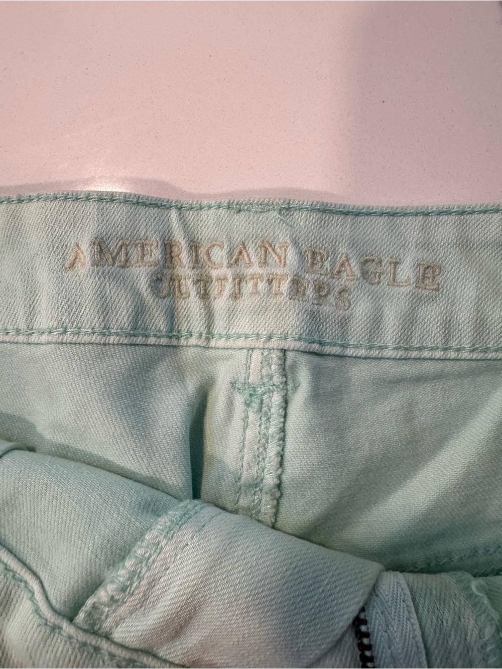 American Eagle Outfitters Light Mint Green Shorts - Size 4